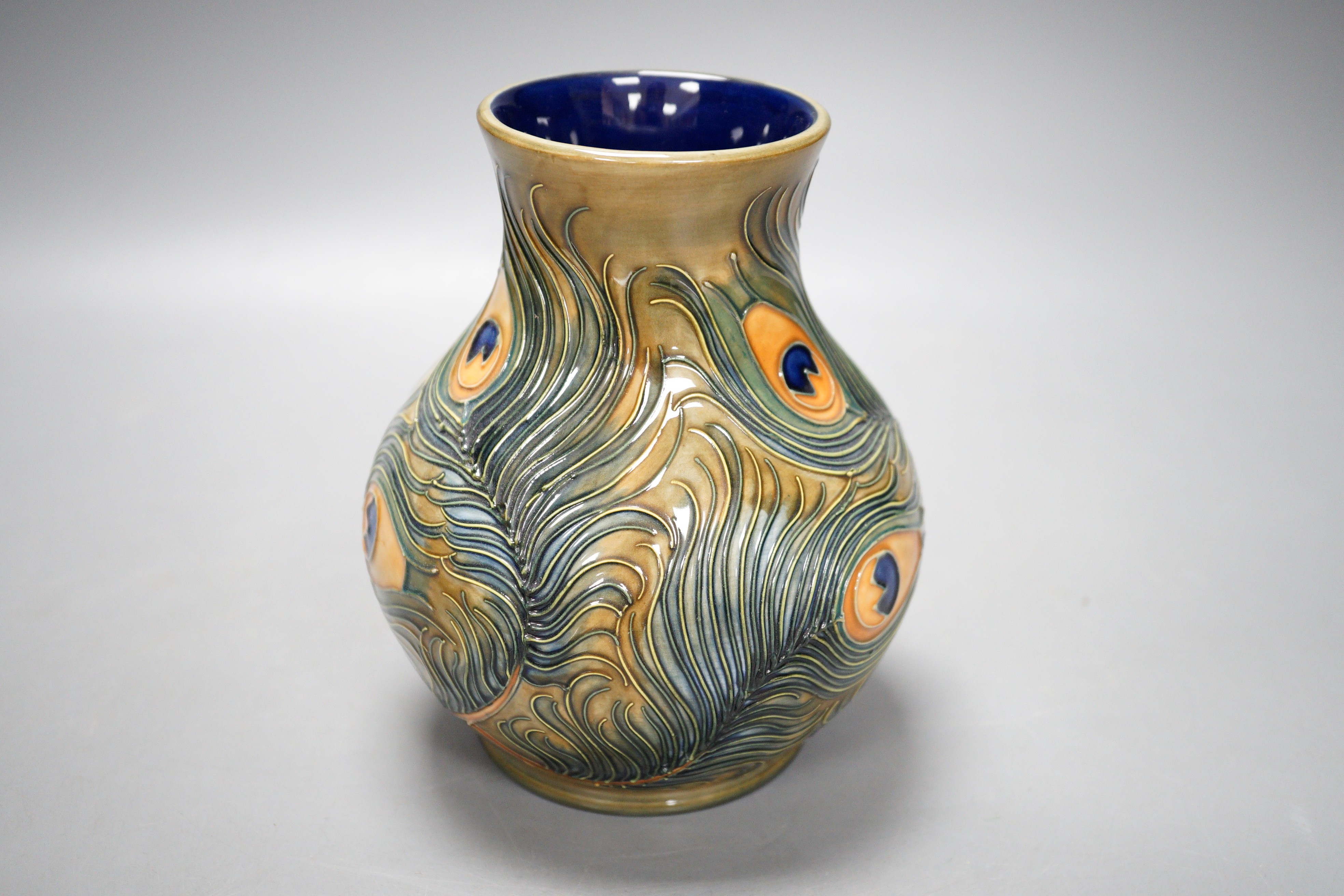 A Moorcroft pottery vase, decorated with the 